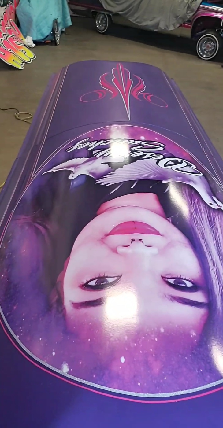 Custom airbrush graphic