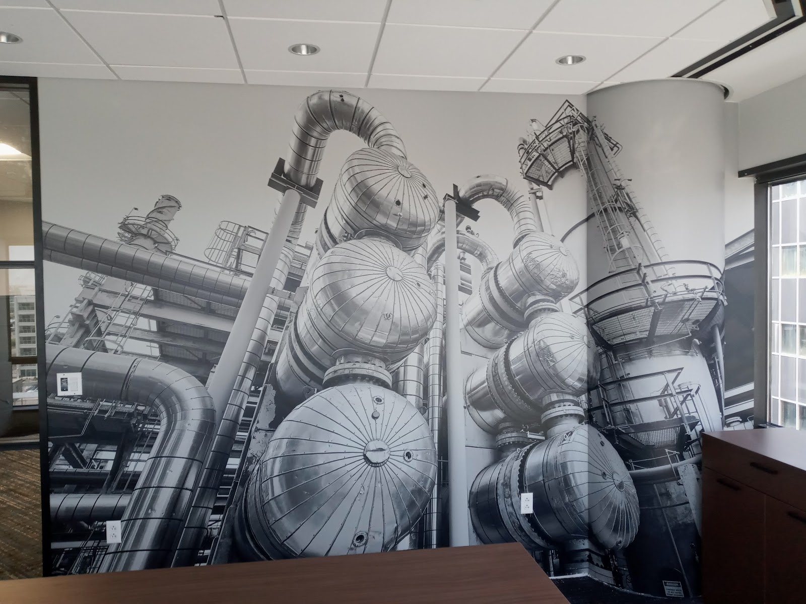 Commercial wall mural