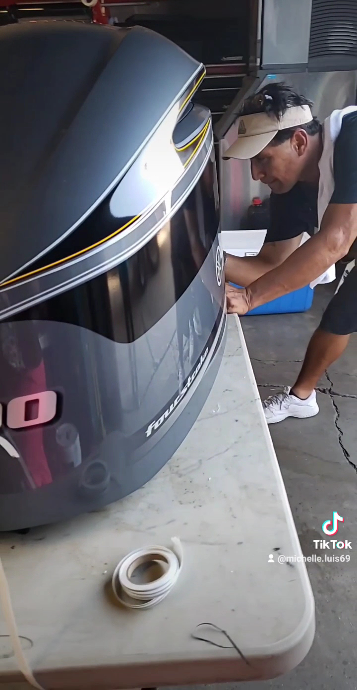 Marine decal work