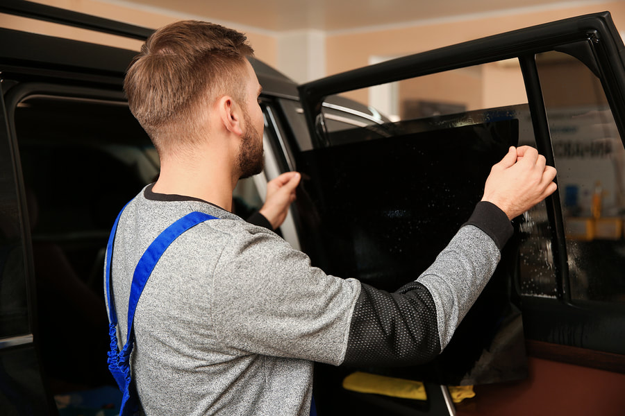 Automotive window tinting
